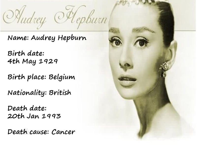 Audrey-Hepburn奥黛丽赫本英文PPT.ppt_第2页