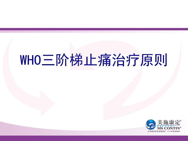 WHO三阶梯止痛治疗原则.ppt_第1页