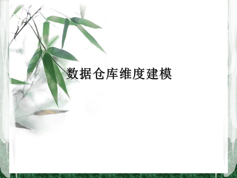 数据仓库维度建模.ppt_第1页