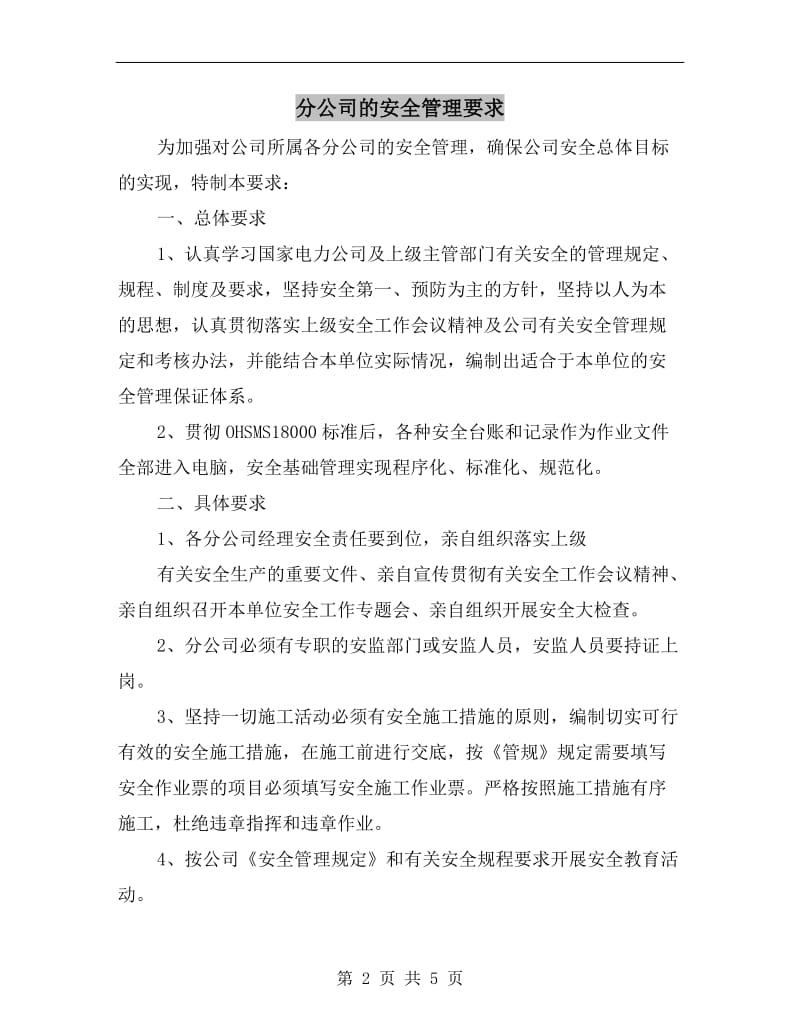 分公司的安全管理要求.doc_第2页