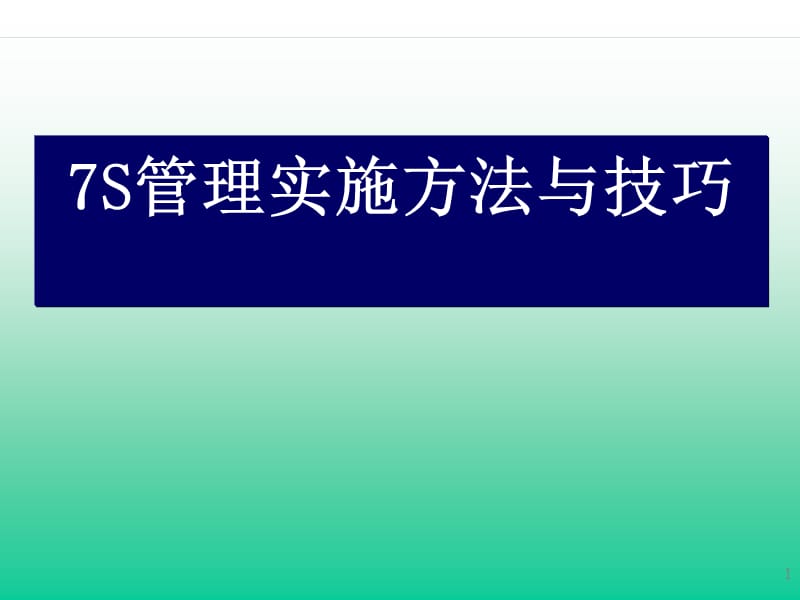 S管理实施方法与技巧.ppt_第1页