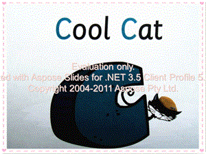 有趣的26個字母 C cool cat.ppt