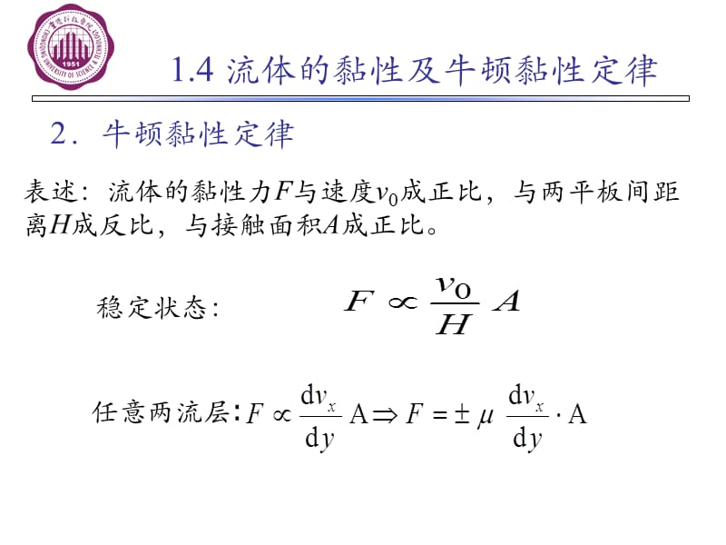 流体的黏性及黏性力.ppt_第2页