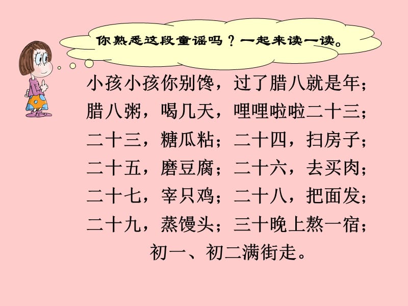 小学六年级语文下课文学习6、北京的春节.ppt_第1页