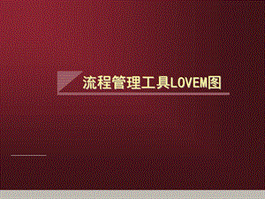 流程管理工具LOVEM圖.ppt