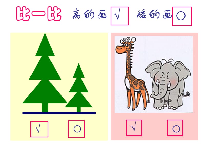 小学一年级上册数学第二单元比高矮长短PPT课件.ppt_第3页