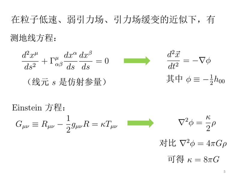广义相对论之8爱因斯坦方程及其牛顿极限.pptx_第3页