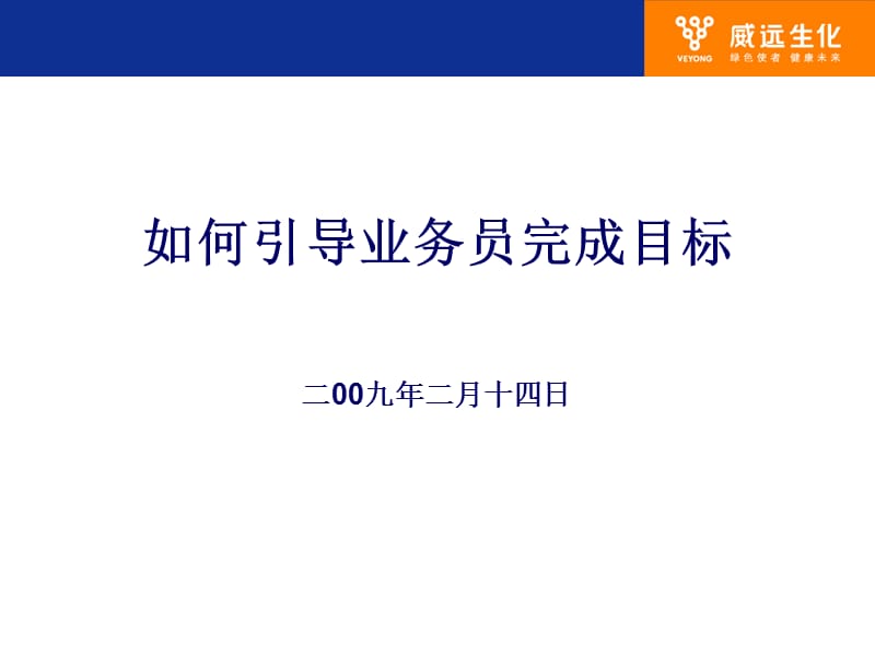 如何引导业务员完成目标.ppt_第1页