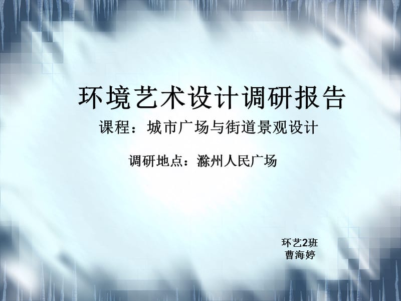 环境艺术设计调研报告.ppt_第1页