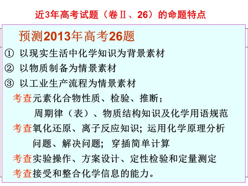 浙江省高中化学理科综合26题例析.ppt_第2页