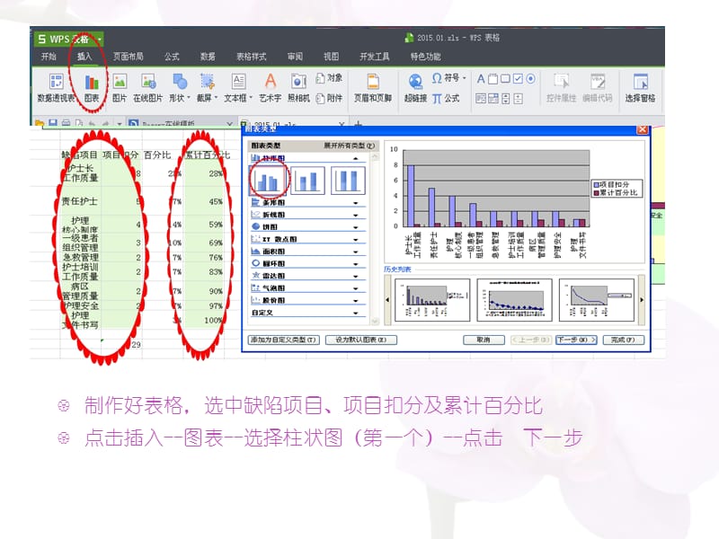 如何用WPS表格制作柏拉图.ppt_第2页