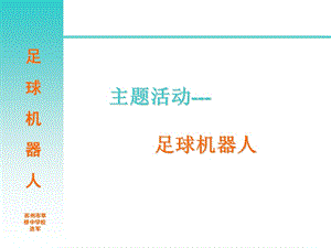 畢業(yè)設(shè)計(jì)論文足球機(jī)器人.ppt