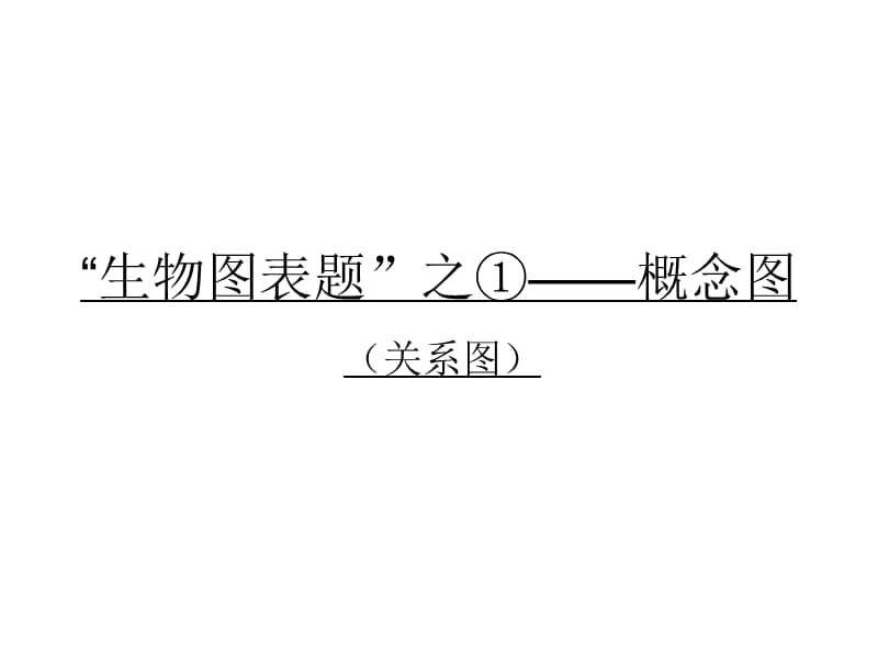 生物图表题-概念图.ppt_第1页