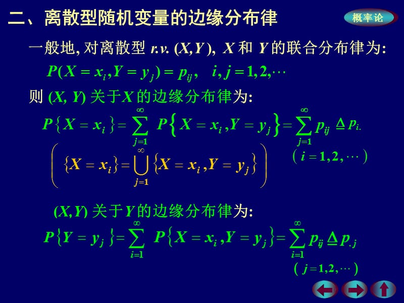 概率论与数理统计第三章多维随机变量及其分布第二节：边缘分布.ppt_第3页