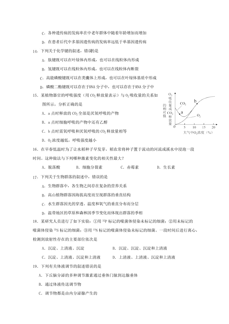 2019版高二生物6月月考试题 (II).doc_第3页