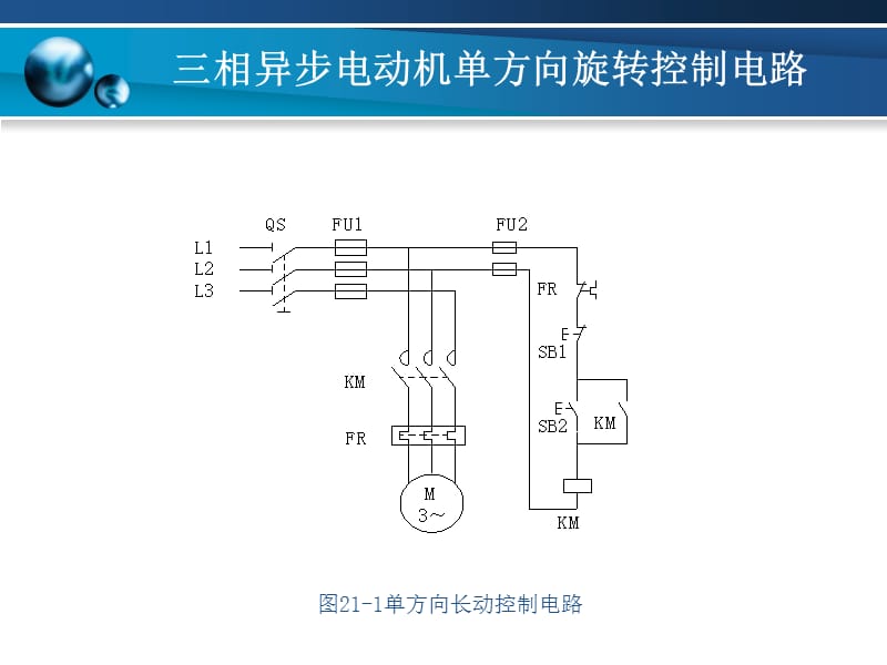 项目21三相异步电动机单方向旋转控制电路.ppt_第2页