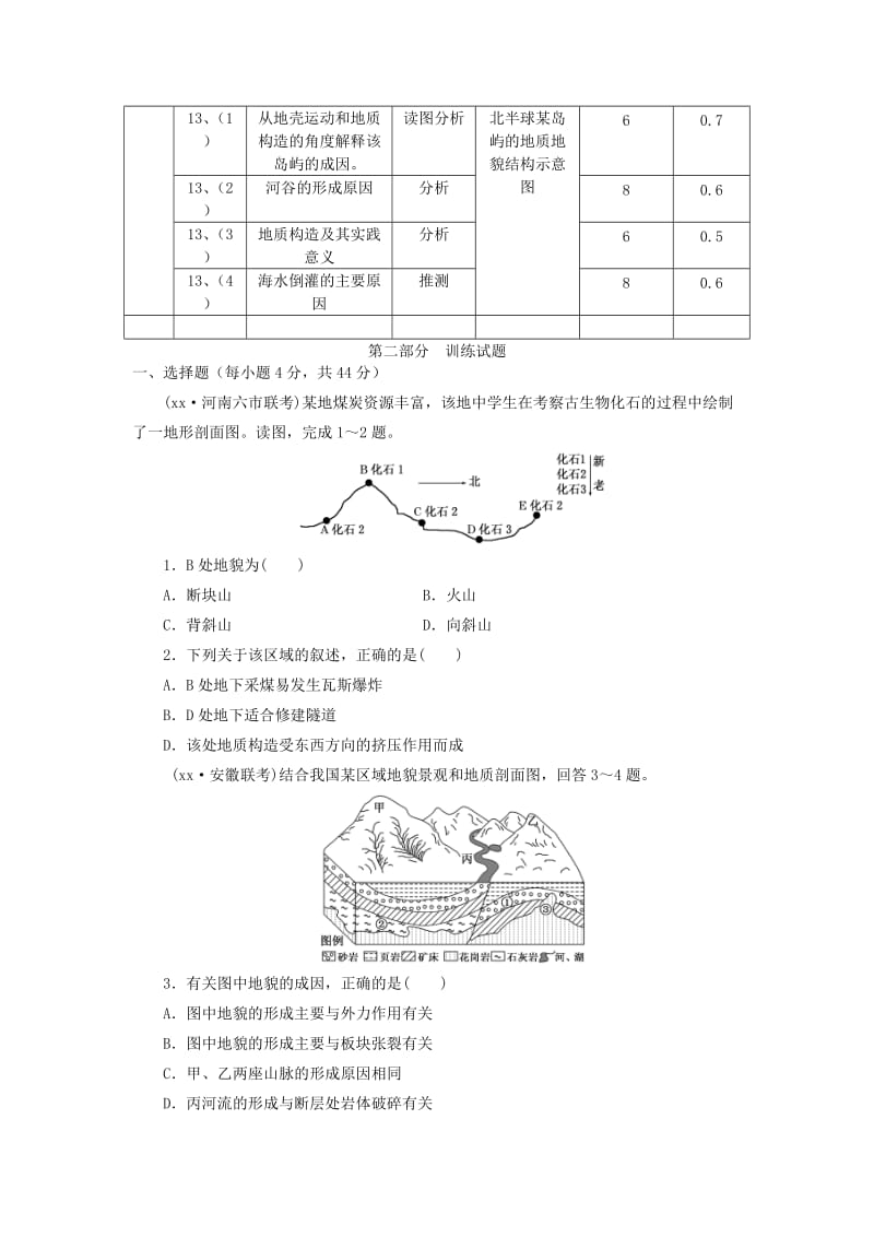 2019版高中地理上学期第8周训练试题.doc_第2页