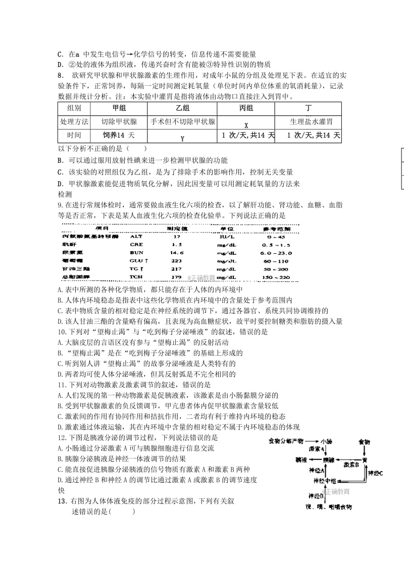 2019-2020学年高二生物12月月考试题 (II).doc_第2页