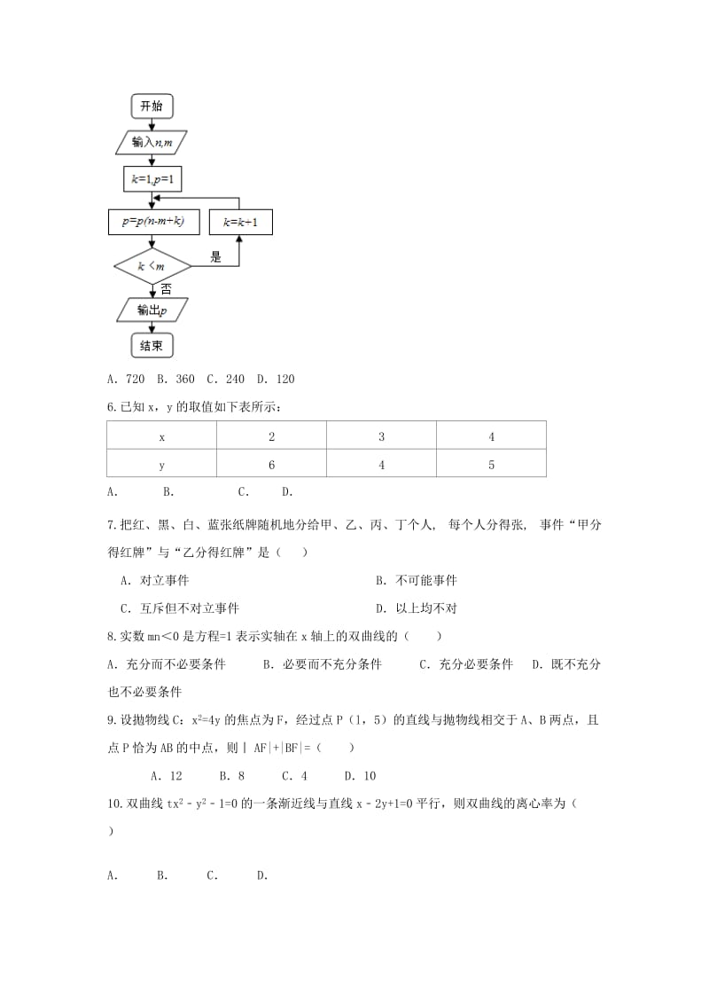 2019届高三数学上学期第三次12月月考试题理.doc_第2页