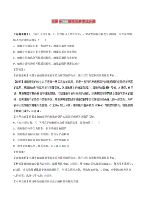 2018年高考生物 母題題源系列 專題04 細(xì)胞的癌變.doc