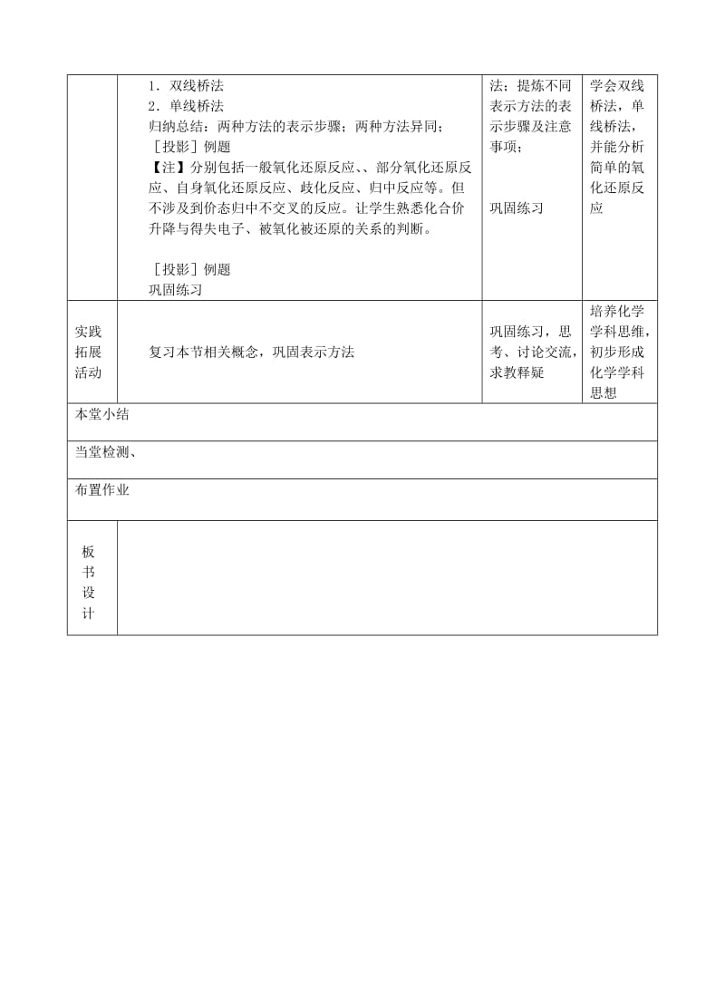 2019-2020学年高中化学上学期《氧化还原反应(第一课时)》教学设计.doc_第3页