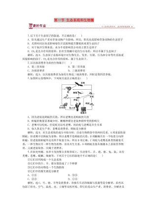 2018-2019學(xué)年高中生物 第四章 生態(tài)系統(tǒng)的穩(wěn)態(tài) 第一節(jié) 生態(tài)系統(tǒng)和生物圈課時(shí)作業(yè) 蘇教版必修3.doc