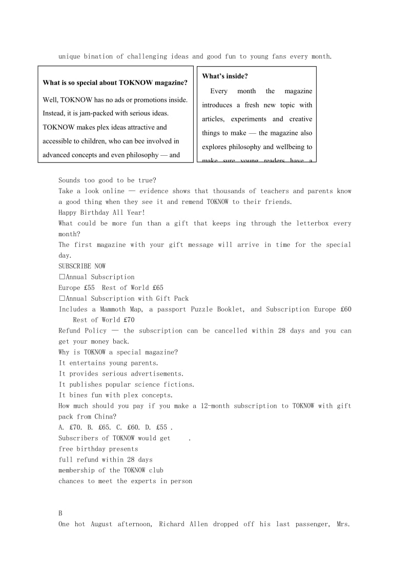 2019届高三英语上学期半期考试试题.doc_第3页