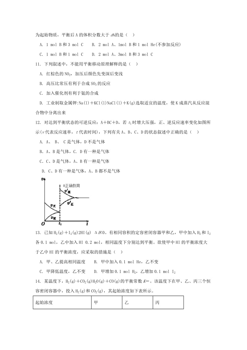 2019-2020学年高二化学9月月考试题 (II).doc_第3页