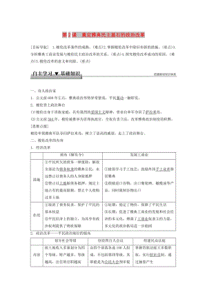 2017-2018學(xué)年高中歷史 專題一 梭倫改革 第2課 奠定雅典民主基石的政治改革學(xué)案 人民版選修1 .doc