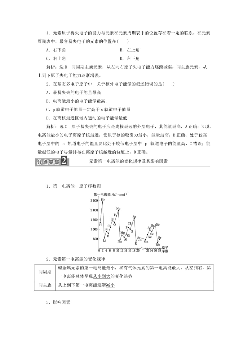 2017-2018学年高中化学 第1章 原子结构 第3节 原子结构与元素性质教学案 鲁科版选修3.doc_第2页