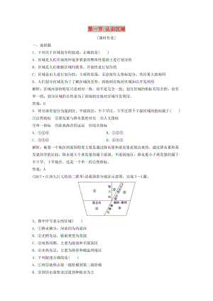2017-2018學(xué)年高中地理 第一單元 區(qū)域地理環(huán)境與人類活動 第一節(jié) 認識區(qū)域優(yōu)化練習(xí) 魯教版必修3.doc