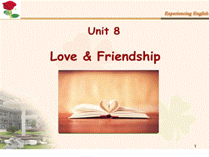 unit 8 love and friendshipppt課件