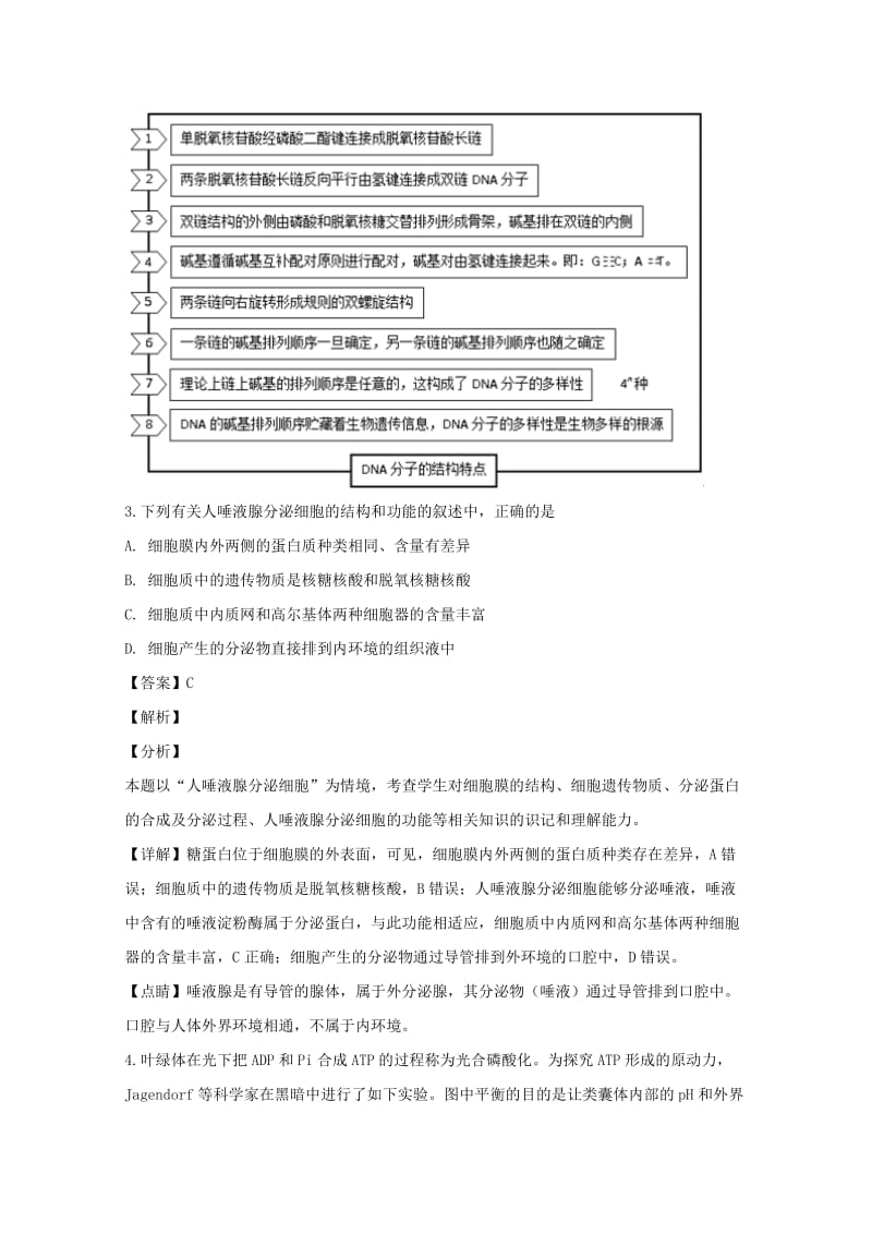 2019届高三生物上学期12月月考试题(含解析) (II).doc_第2页
