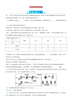 2019高考生物三輪沖刺 大題提分 大題精做3 人體的穩(wěn)態(tài)和免疫（含解析）.docx