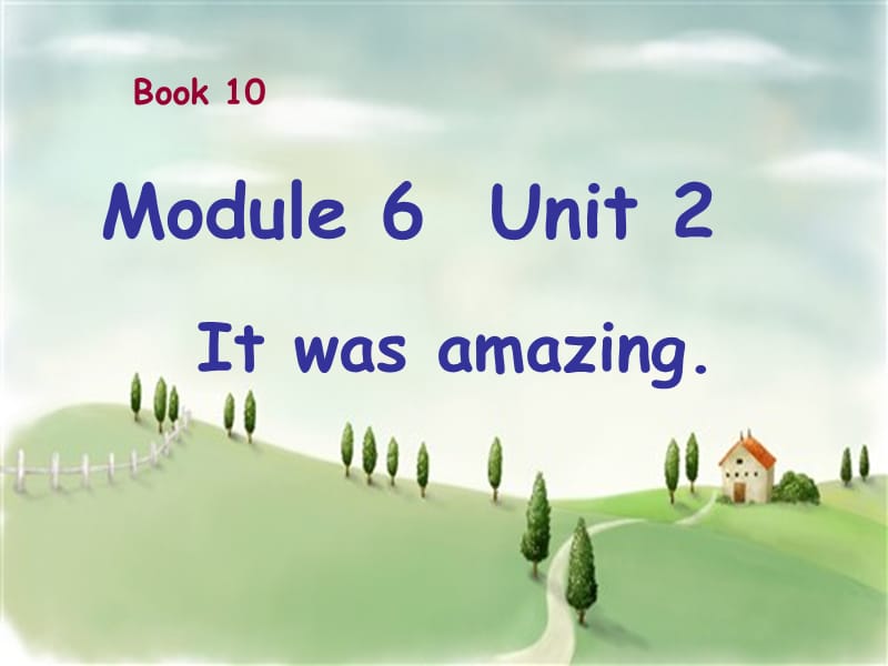 2019春五年级英语下册 Module 6 Unit 2《It was amazing》课件2 （新版）外研版.ppt_第1页