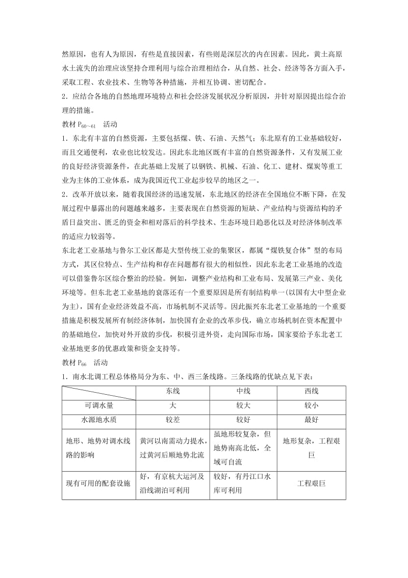 2018-2019版高中地理 第三单元 区域资源、环境与可持续发展单元总结学案 鲁教版必修3.doc_第2页