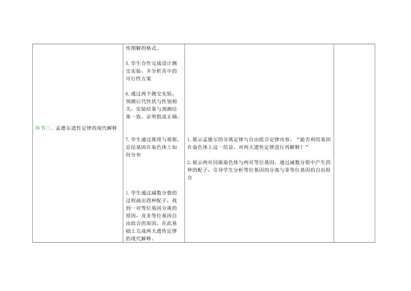 2019-2020学年高中生物下学期第6周 基因在染色体上教学设计.doc_第3页