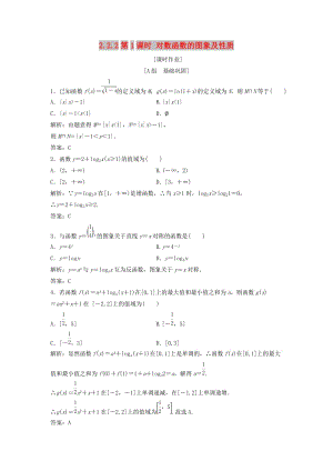 2017-2018學(xué)年高中數(shù)學(xué) 第二章 基本初等函數(shù)（Ⅰ）2.2 對數(shù)函數(shù) 2.2.2 第1課時(shí) 對數(shù)函數(shù)的圖象及性質(zhì)優(yōu)化練習(xí) 新人教A版必修1.doc