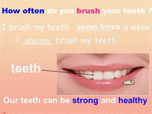 2019春六年级英语下册 Lesson 8《Always brush your teeth》课件1 （新版）冀教版.ppt