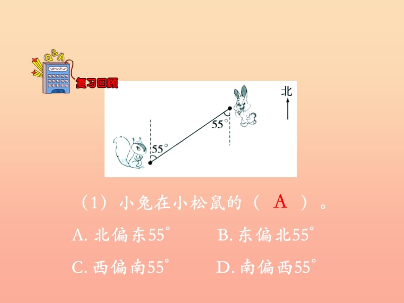 五年级数学上册 第1单元 方向与路线（认识简单线路图）教学课件 冀教版.ppt_第3页