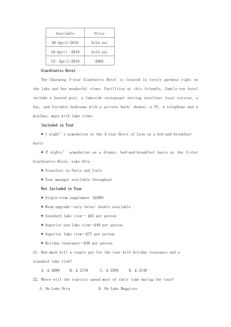 广东省揭阳市2019届高三英语第一次模拟考试试题.doc_第2页