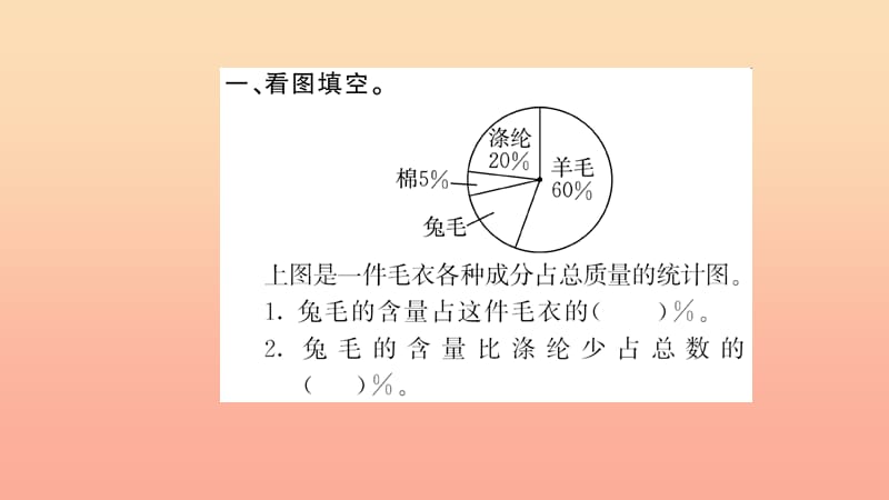 六年级数学上册 九 总复习 第9课时 扇形统计图习题课件 新人教版.ppt_第2页