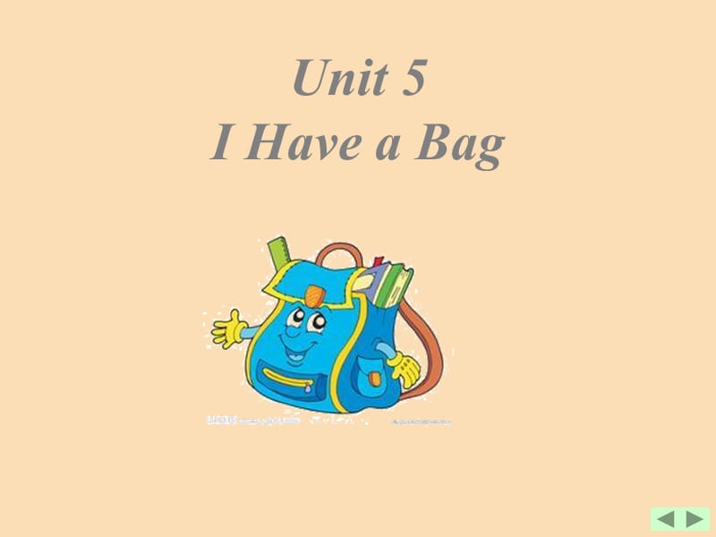 三年级英语上册 Unit 5 I have a bag课件1 陕旅版.ppt_第1页