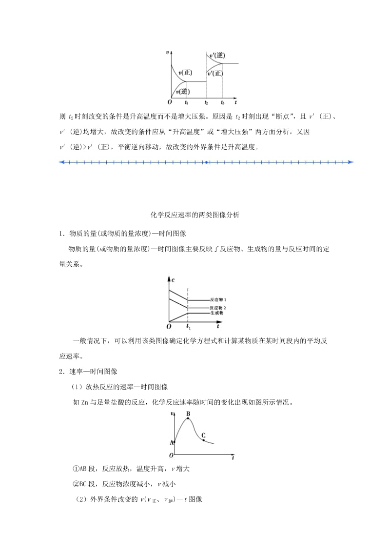 2018-2019学年高中化学（课堂同步系列一）每日一题 化学反应速率的图像题（含解析）新人教版选修4.doc_第2页