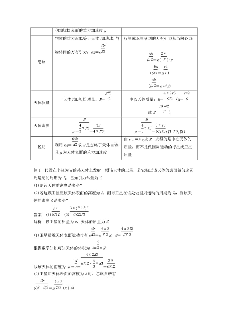 2018-2019学年高中物理 第5章 万有引力与航天 5.3 万有引力定律与天文学的新发现学案 沪科版必修2.doc_第3页