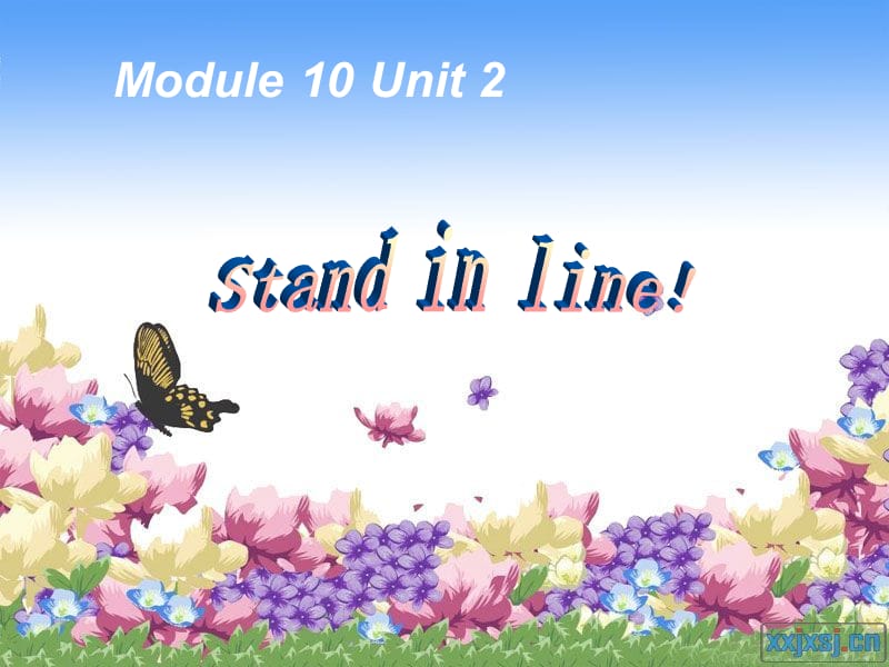 六年级英语上册 Unit 2 Stand in line!课件1 外研版.ppt_第1页