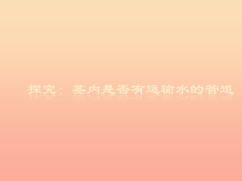 六年级生物下册 第三单元 生物圈中的绿色植物第三章 第一节 水分进入植物体内的途径 小组展示2课件 鲁科版（五四制）.ppt_第1页