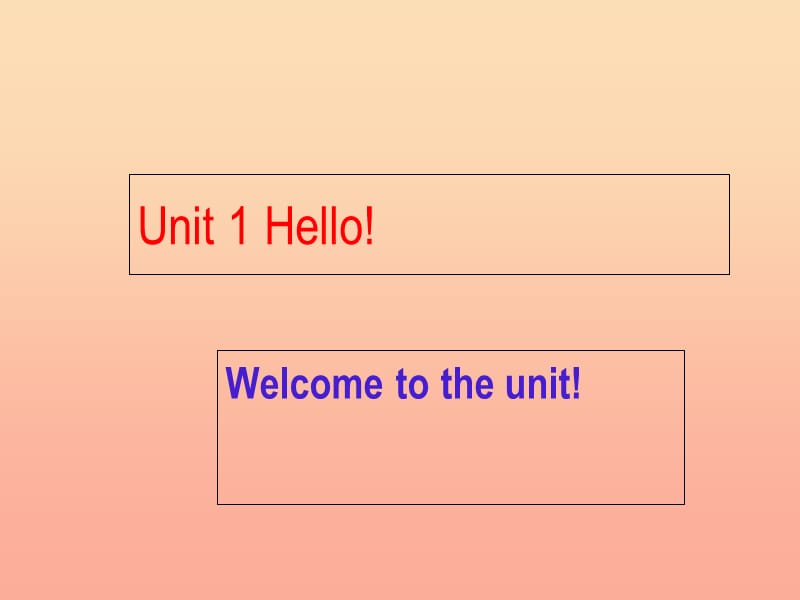 一年級英語上冊 Unit 1 Hello課件2 牛津上海版.ppt_第1頁