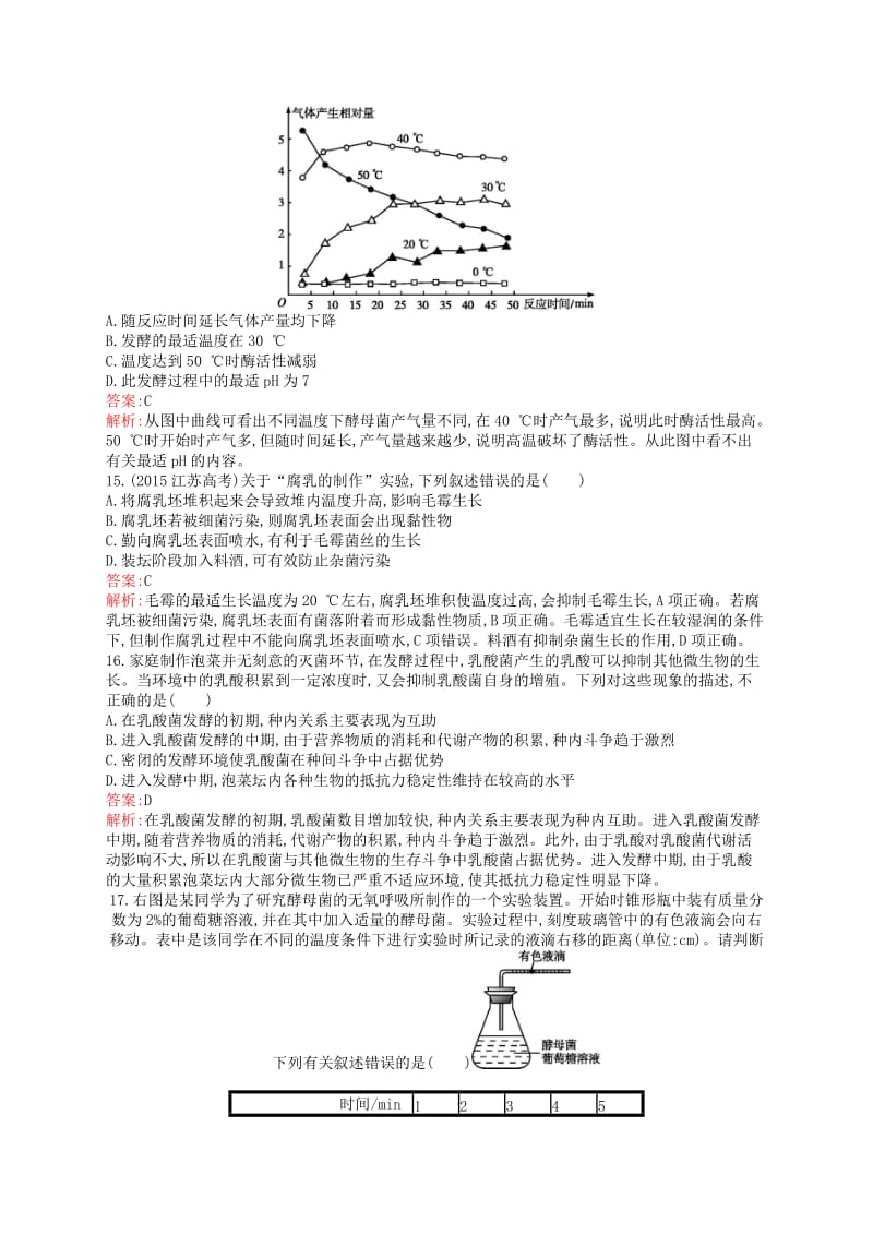 2018-2019高中生物 第3章 食品加工技术检测 北师大版选修1 .doc_第3页