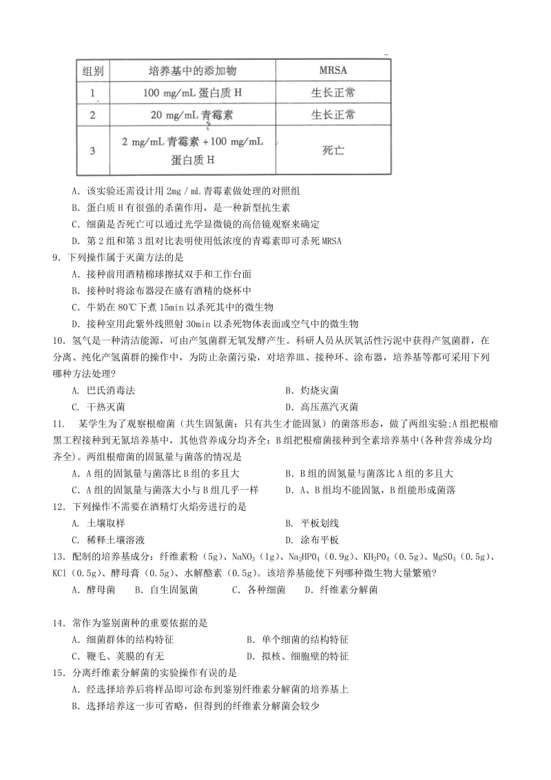 2019年高二生物下学期期中试题.doc_第2页